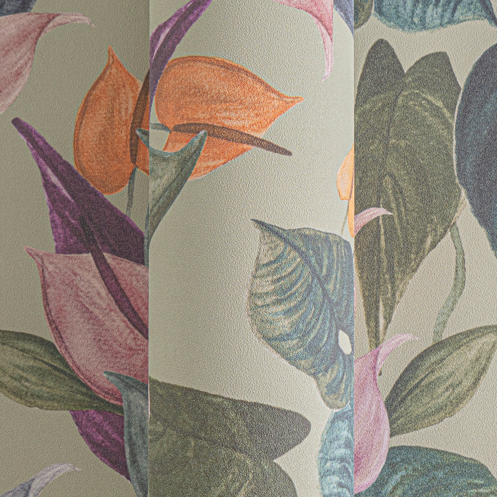 Hochwertige  Tapete aus der Kollektion Anna D'Andrea in Grau