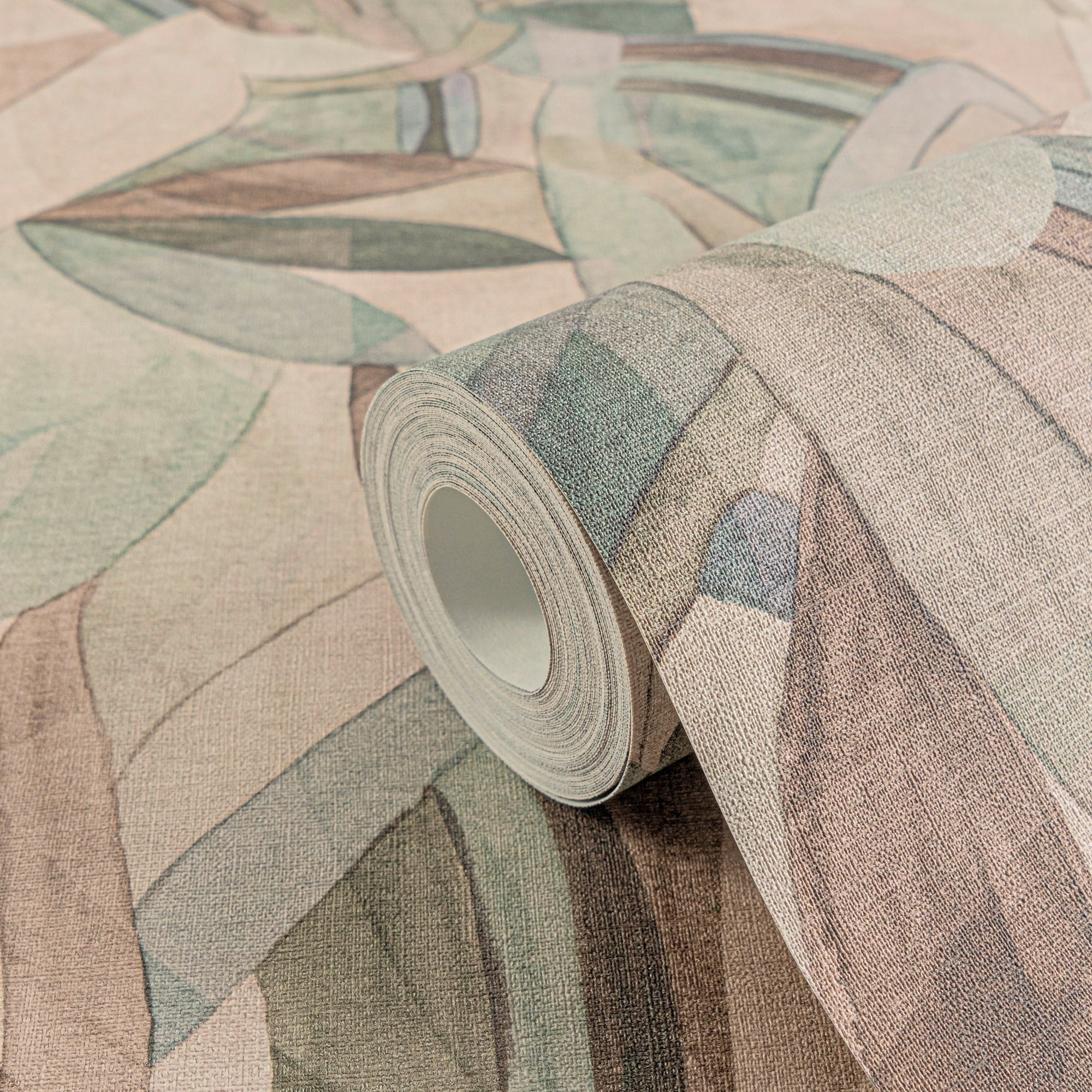 Hochwertige  Tapete aus der Kollektion Anna D'Andrea in Blau