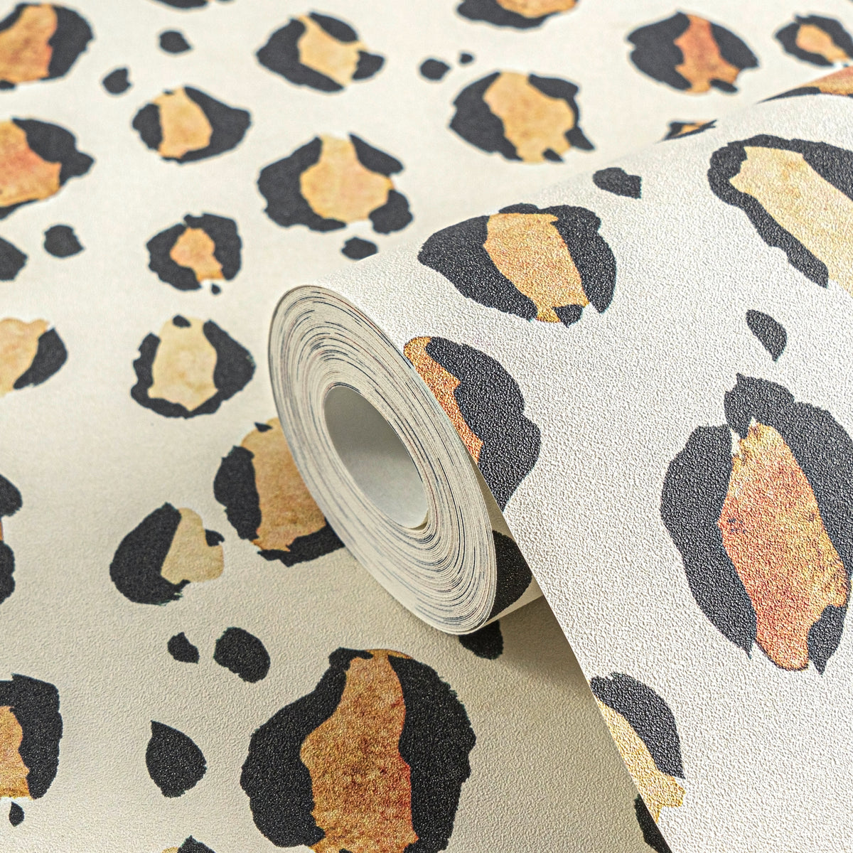 High-quality non-woven wallpaper white animals