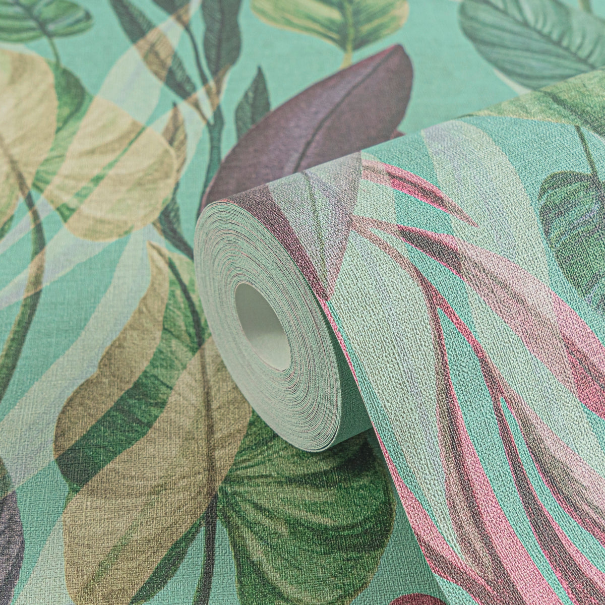 High-Quality Non-Woven Wallpaper Blue Floral