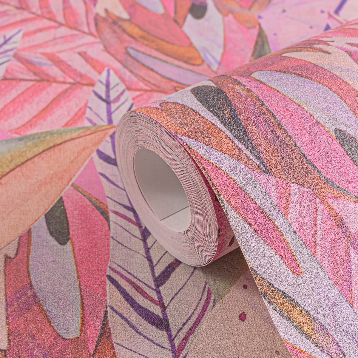 High-Quality Non-Woven Wallpaper Pink Floral