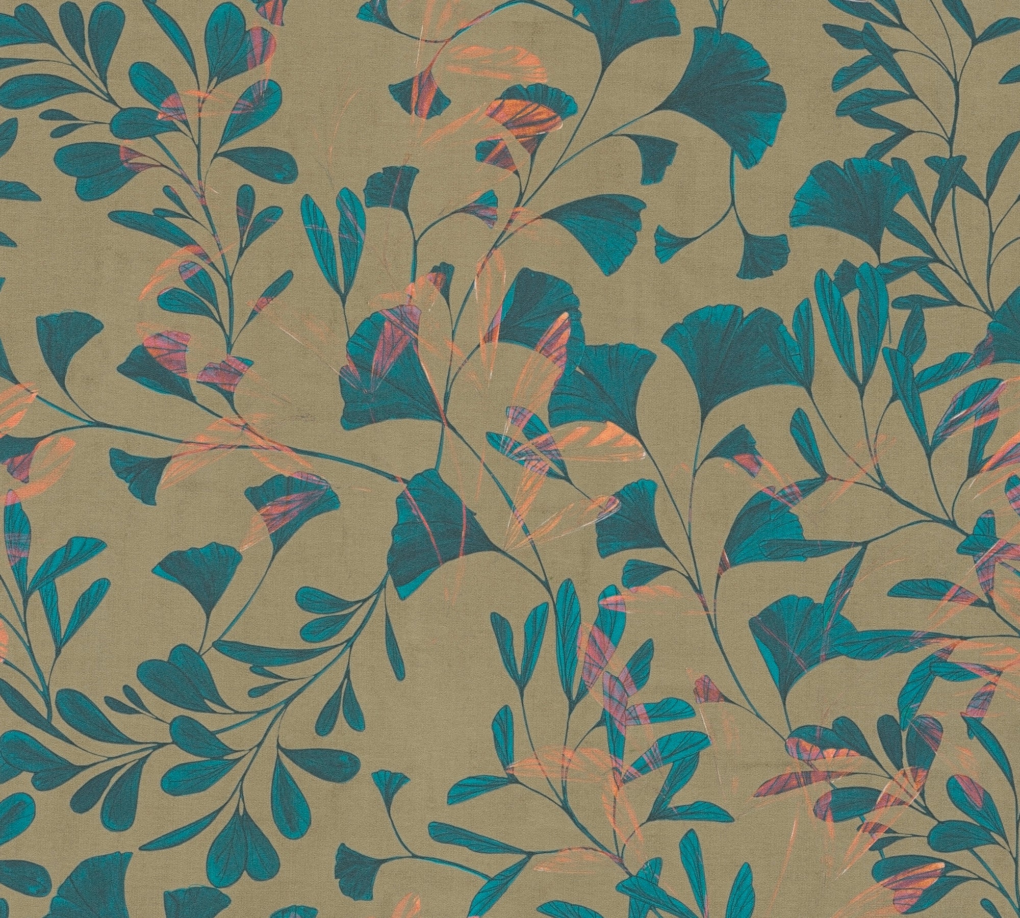 Hochwertige  Tapete aus der Kollektion Anna D'Andrea in Braun