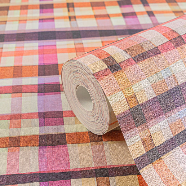 High-Quality Non-Woven Wallpaper Beige Graphic
