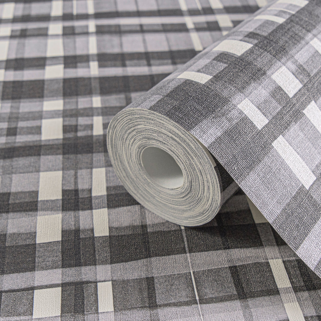 Hochwertige  Tapete aus der Kollektion Anna D'Andrea in Grau