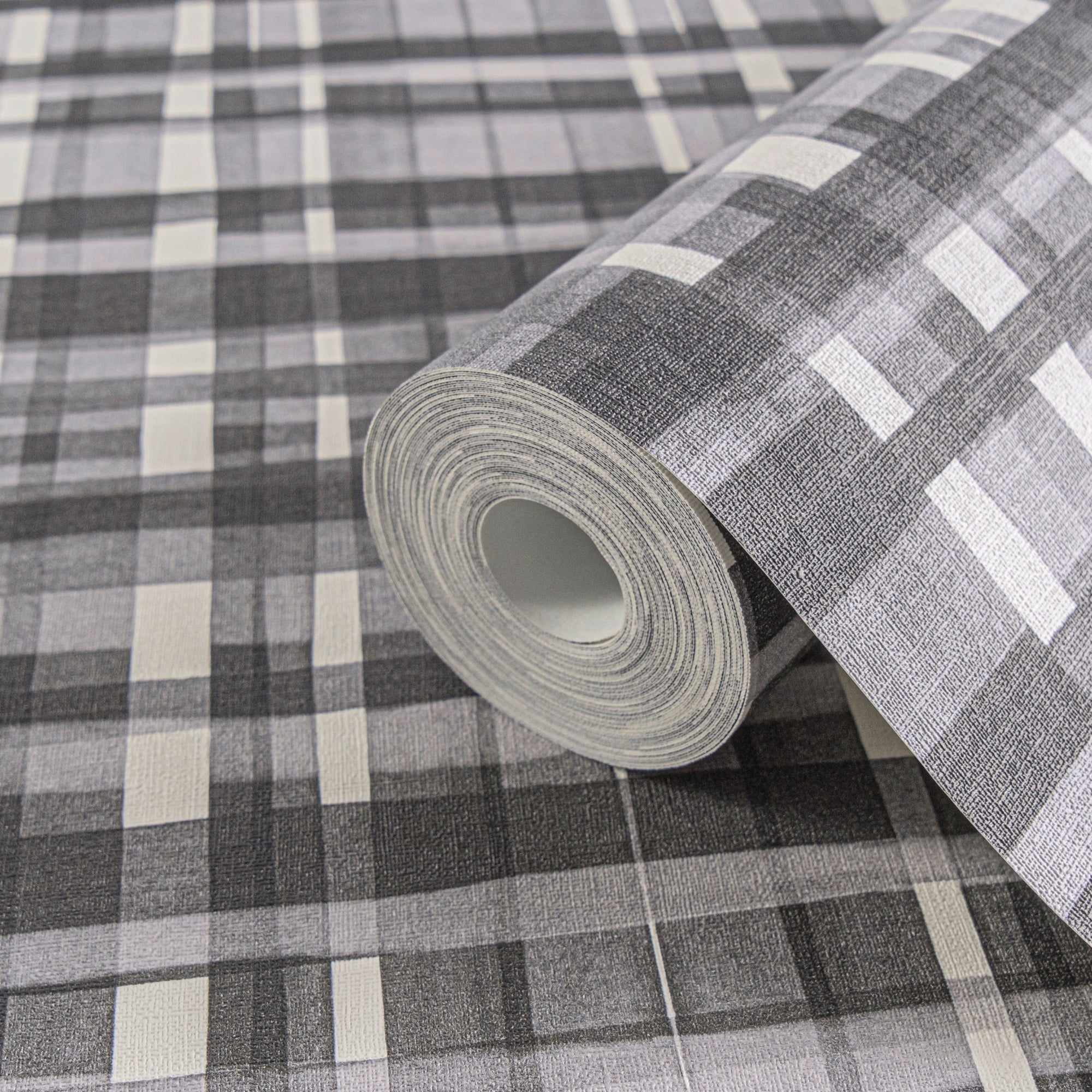 Hochwertige  Tapete aus der Kollektion Anna D'Andrea in Grau