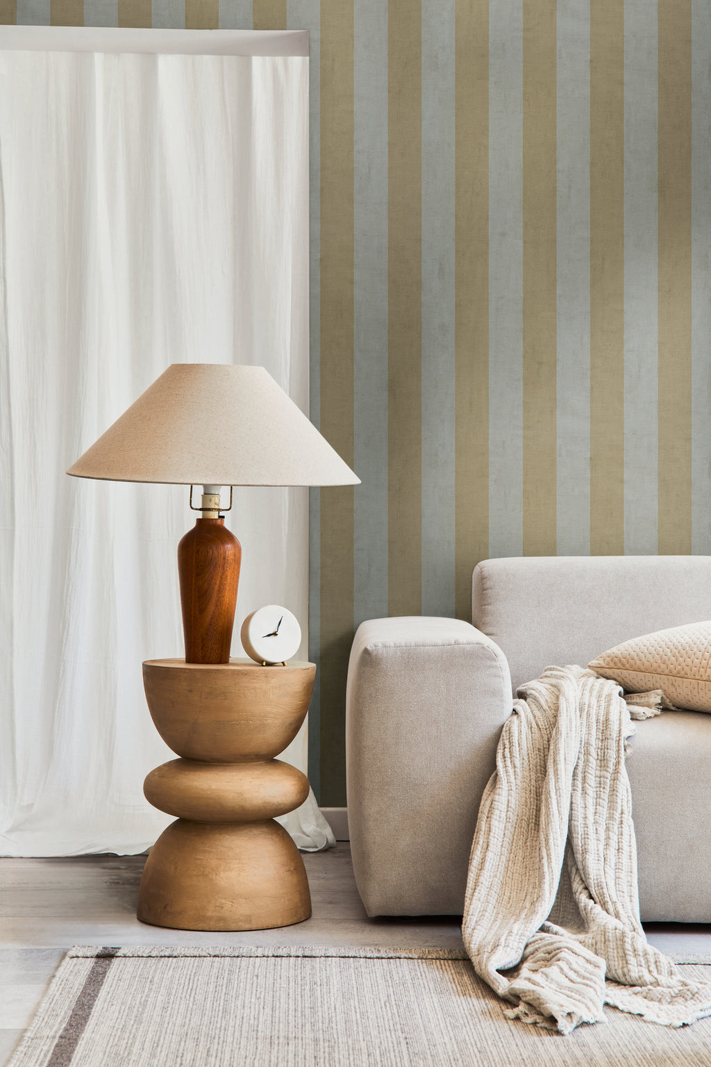 Hochwertige  Tapete aus der Kollektion Anna D'Andrea in Braun