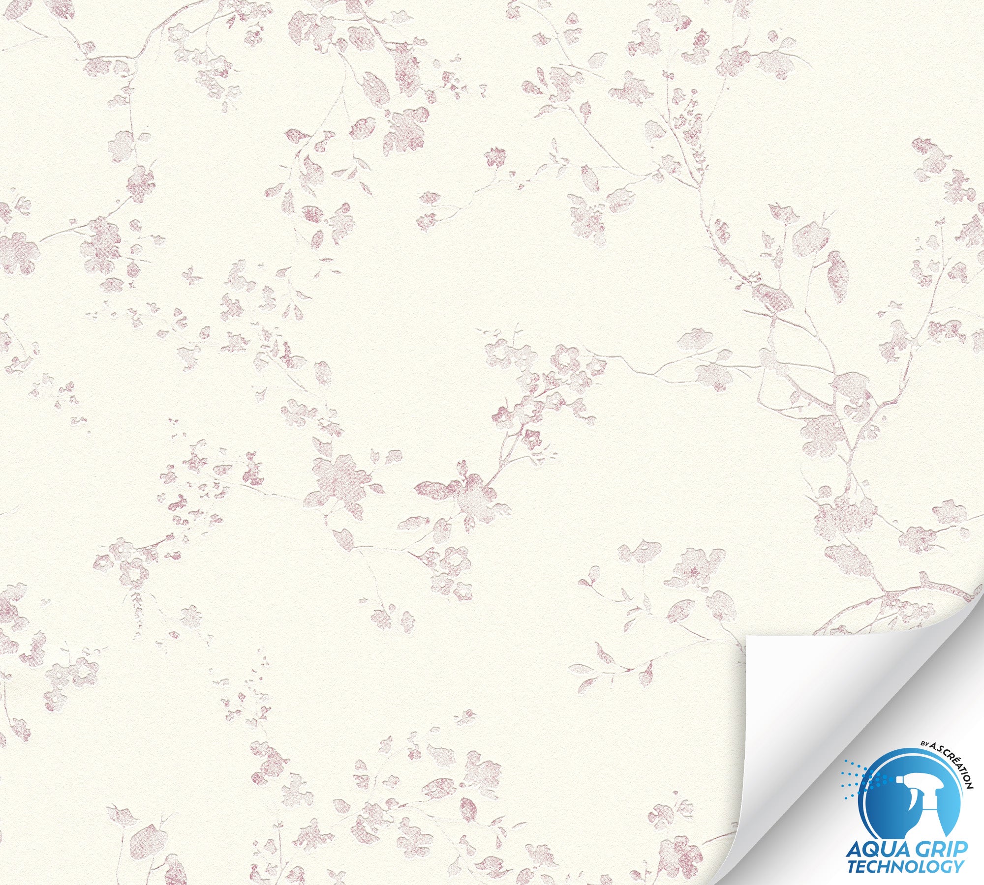 Hochwertige  Tapete aus der Kollektion WOW in Weiß