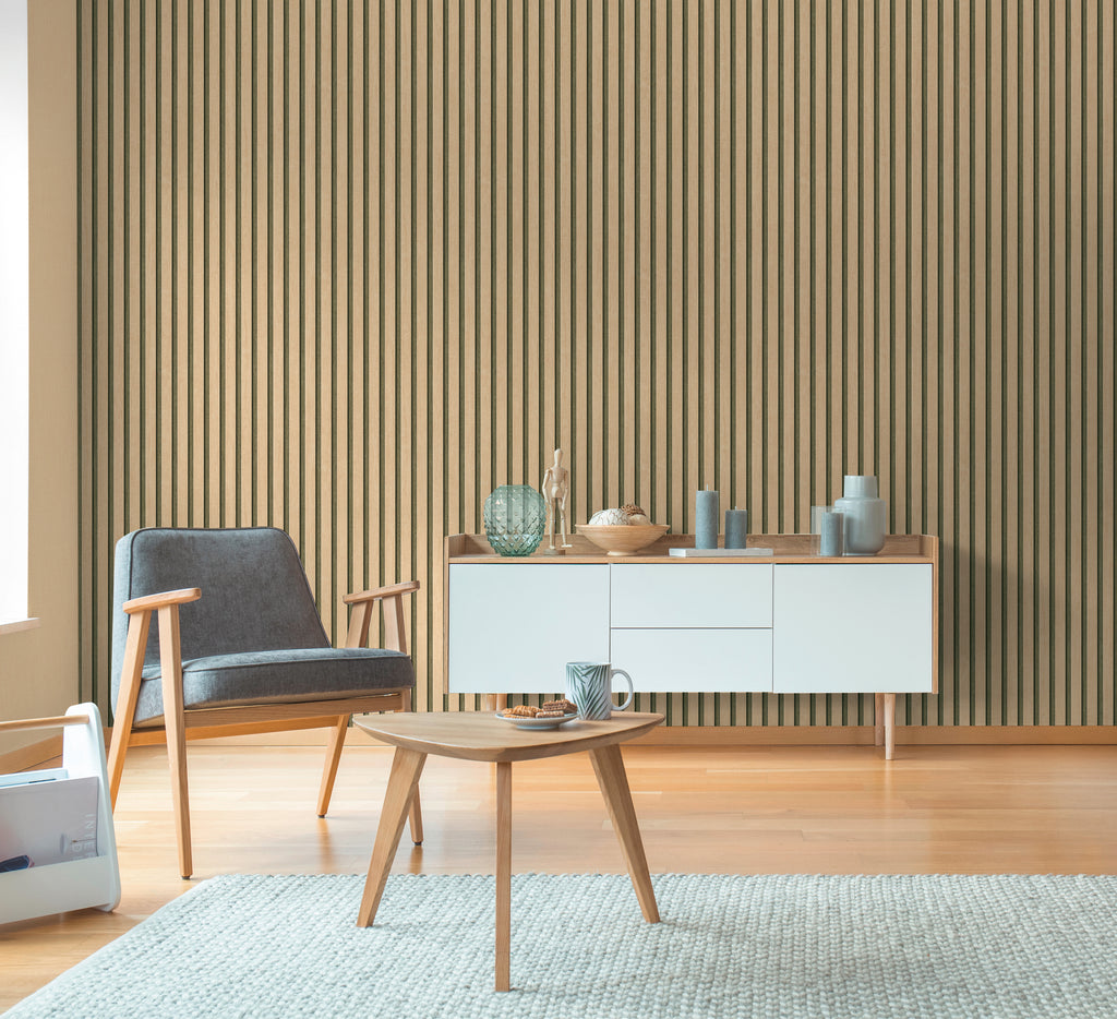 Hochwertige Tapete aus der Kollektion Hygge III in Braun