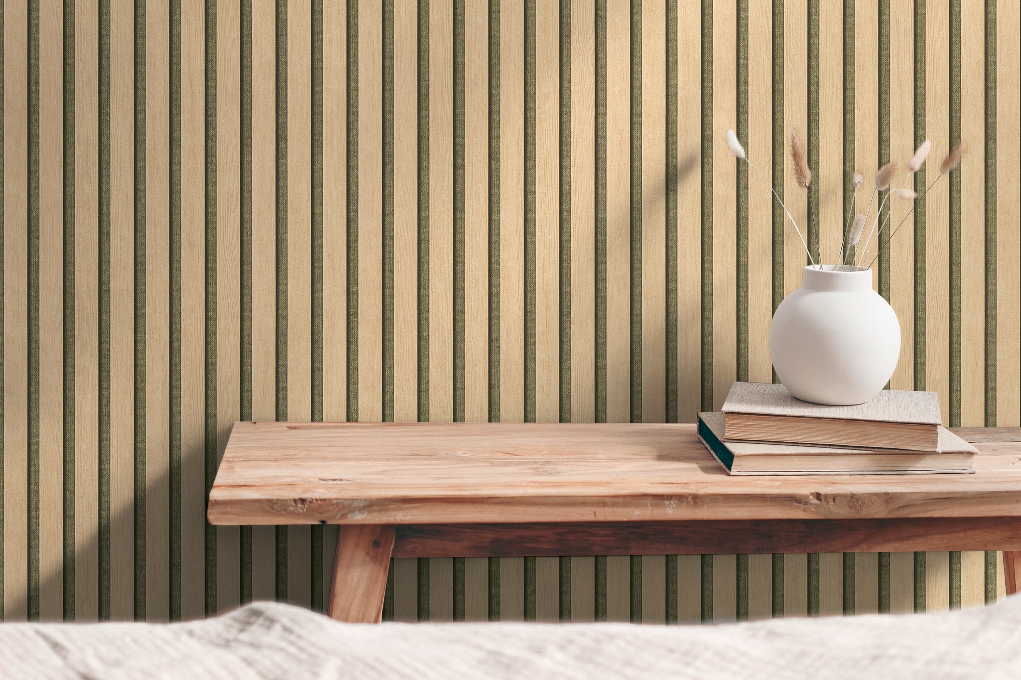 Hochwertige Tapete aus der Kollektion Hygge III in Braun