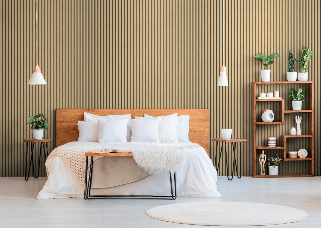 Hochwertige Tapete aus der Kollektion Hygge III in Braun