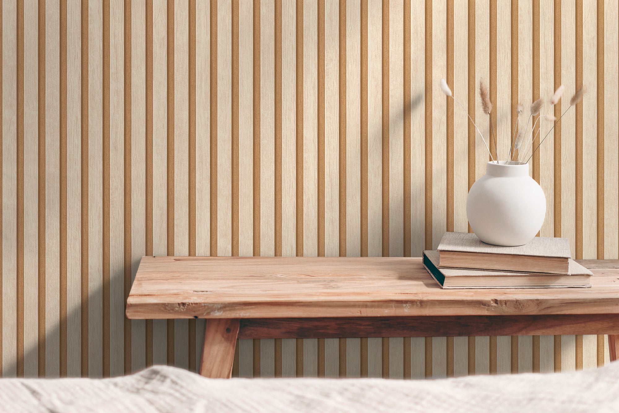 Hochwertige Tapete aus der Kollektion Hygge III in Beige