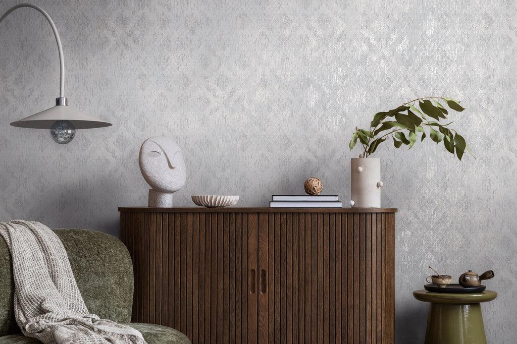 Hochwertige  Tapete aus der Kollektion Metropolitan Stories Hot Spots in Grau