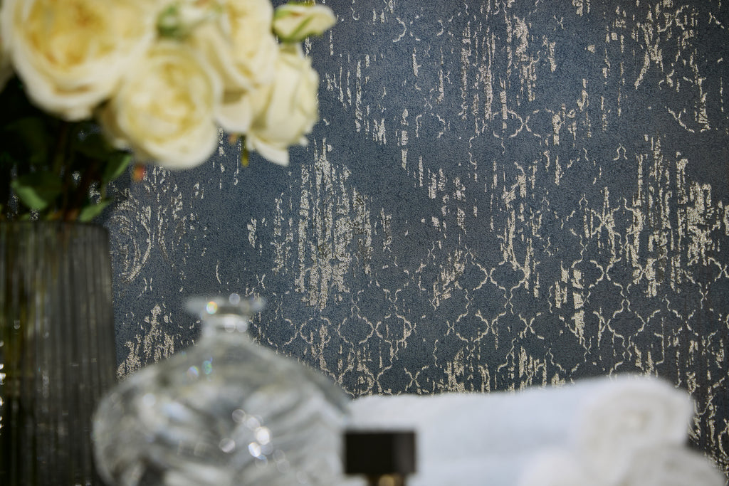 Hochwertige  Tapete aus der Kollektion Metropolitan Stories Hot Spots in Blau