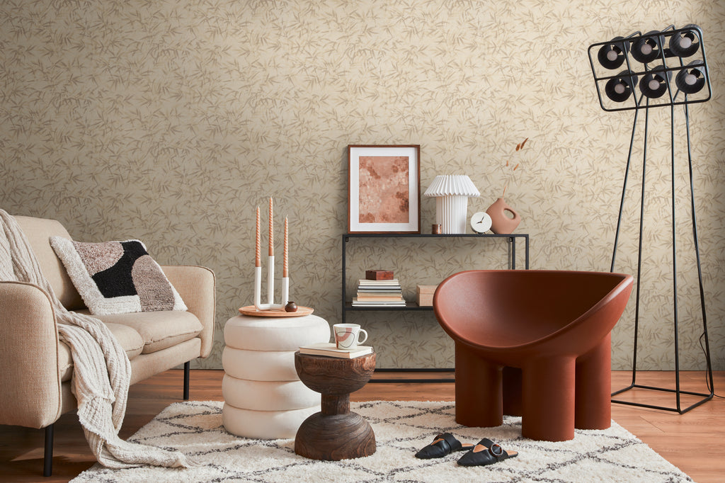 Hochwertige Tapete aus der Kollektion History of Art 2 in Beige