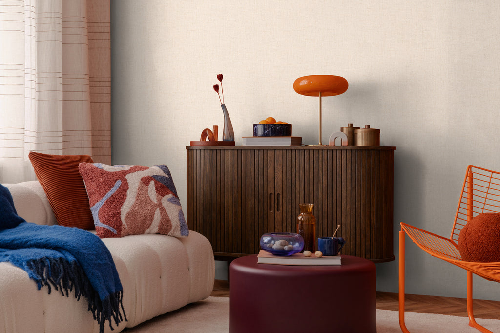 High-quality wallpaper from the CosmoLiving collection in cream 