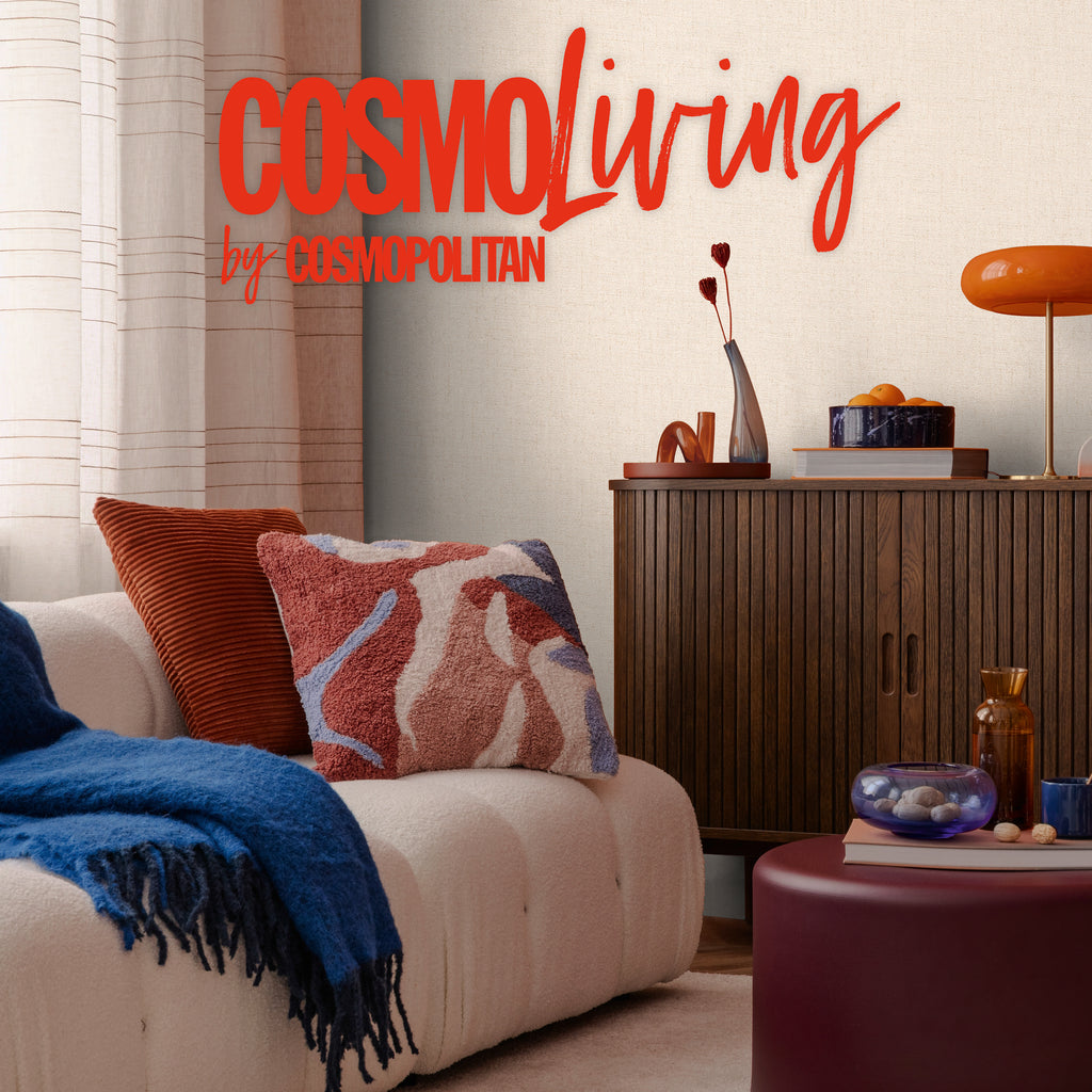 High-quality wallpaper from the CosmoLiving collection in cream 