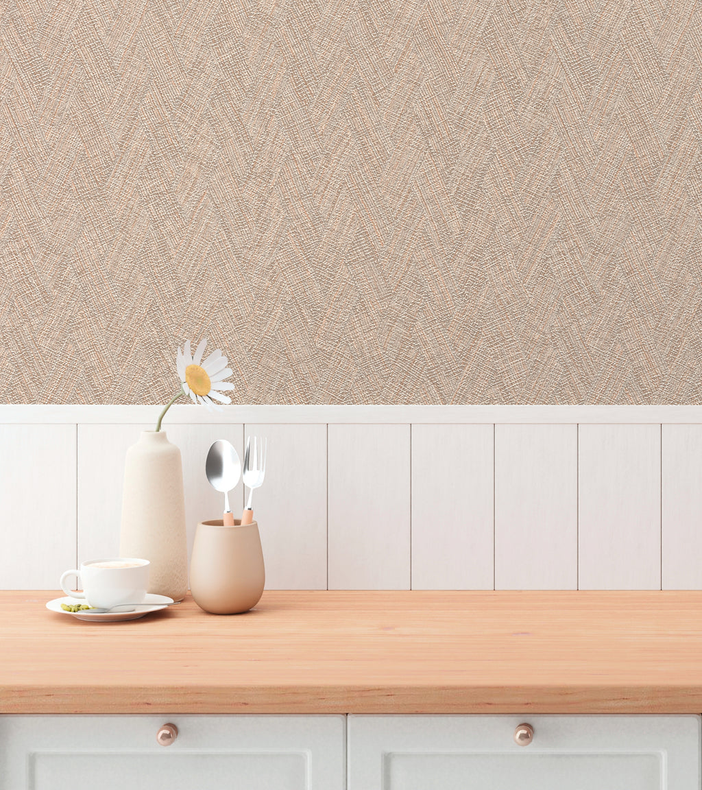 Hochwertige Tapete aus der Kollektion Hygge III in Braun