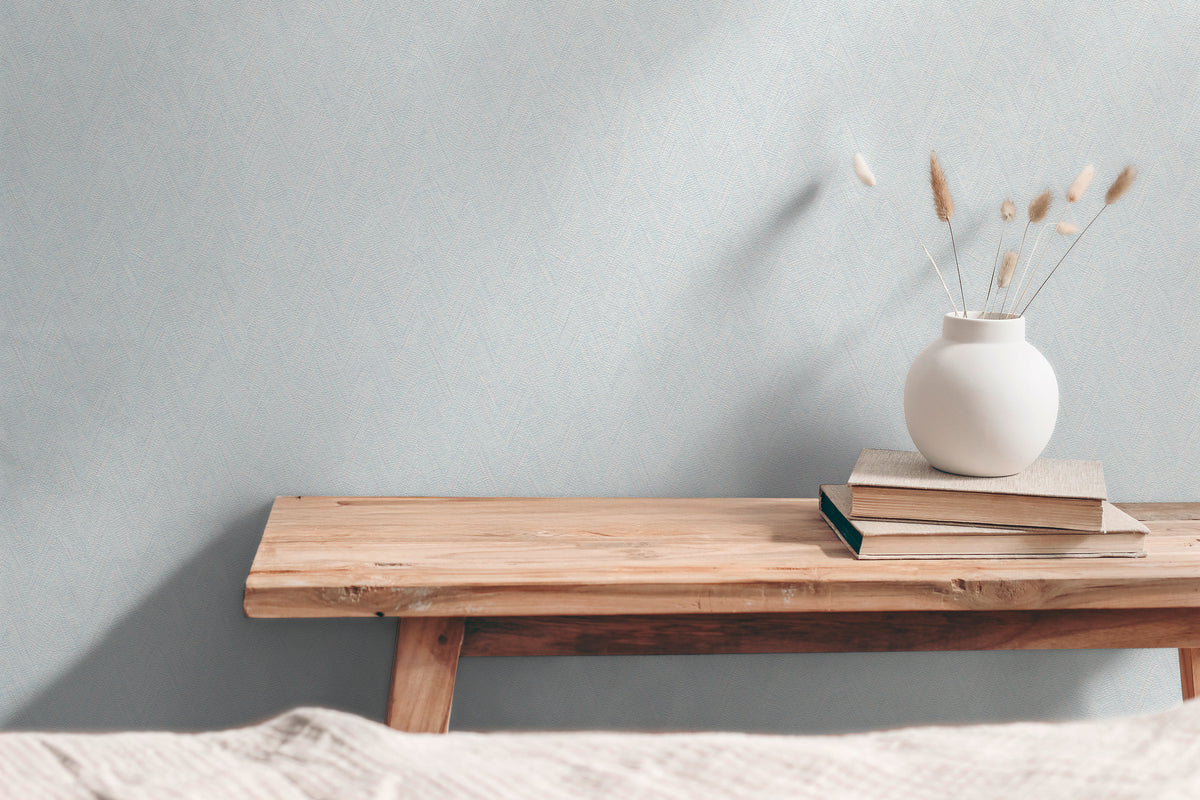 Papel pintado de alta calidad de la colección Hygge III en color azul 