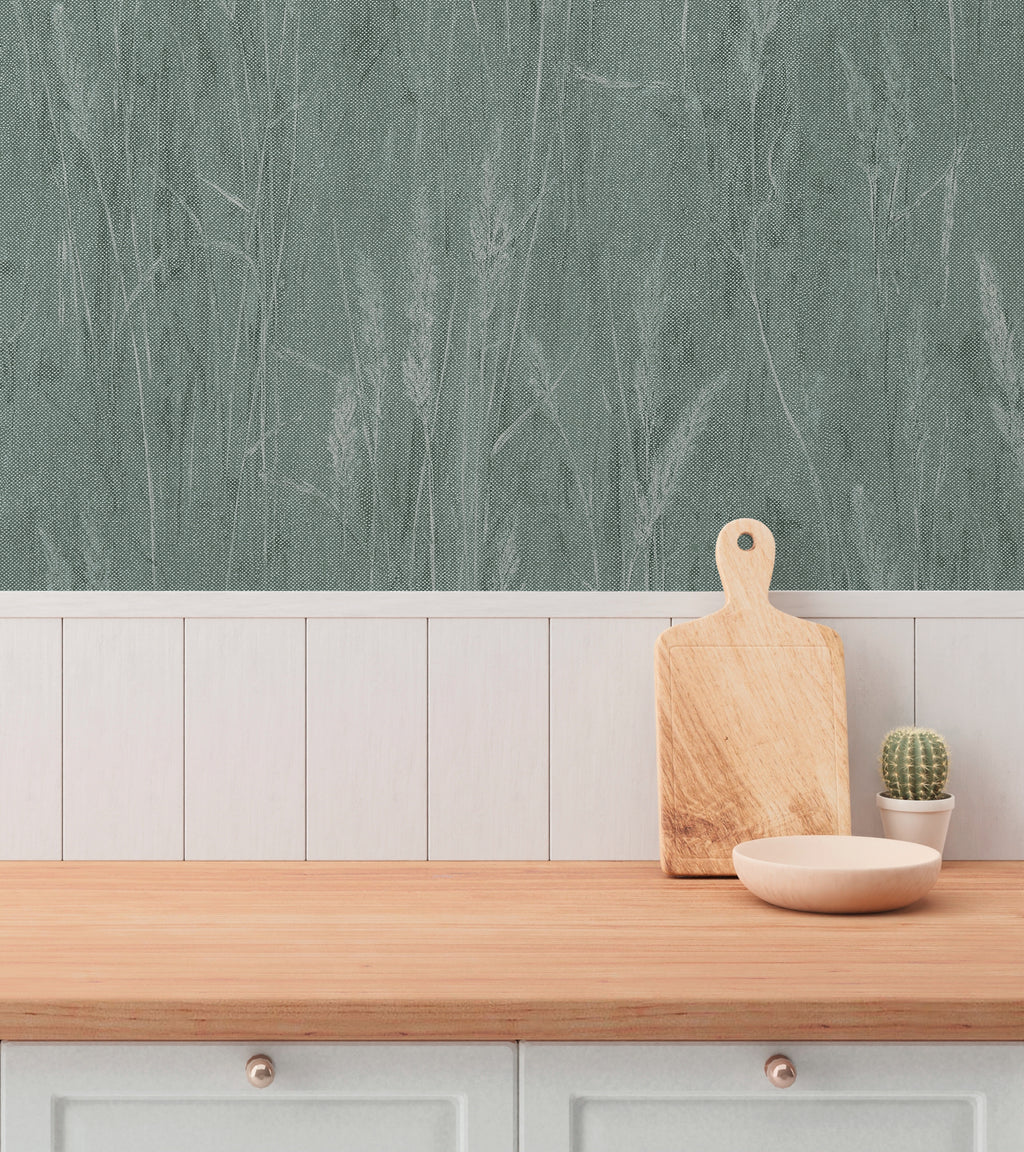 Hochwertige Tapete aus der Kollektion Hygge III in Grün