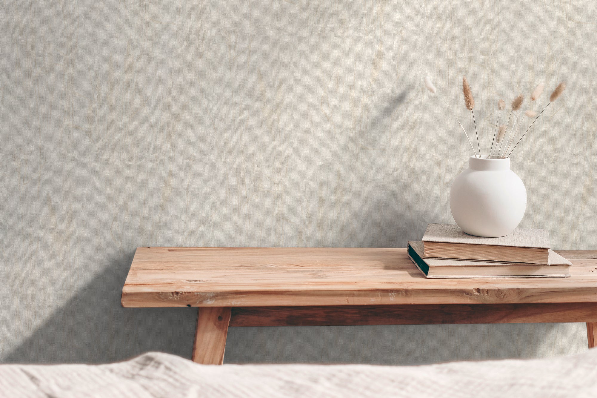 Hochwertige Tapete aus der Kollektion Hygge III in Beige