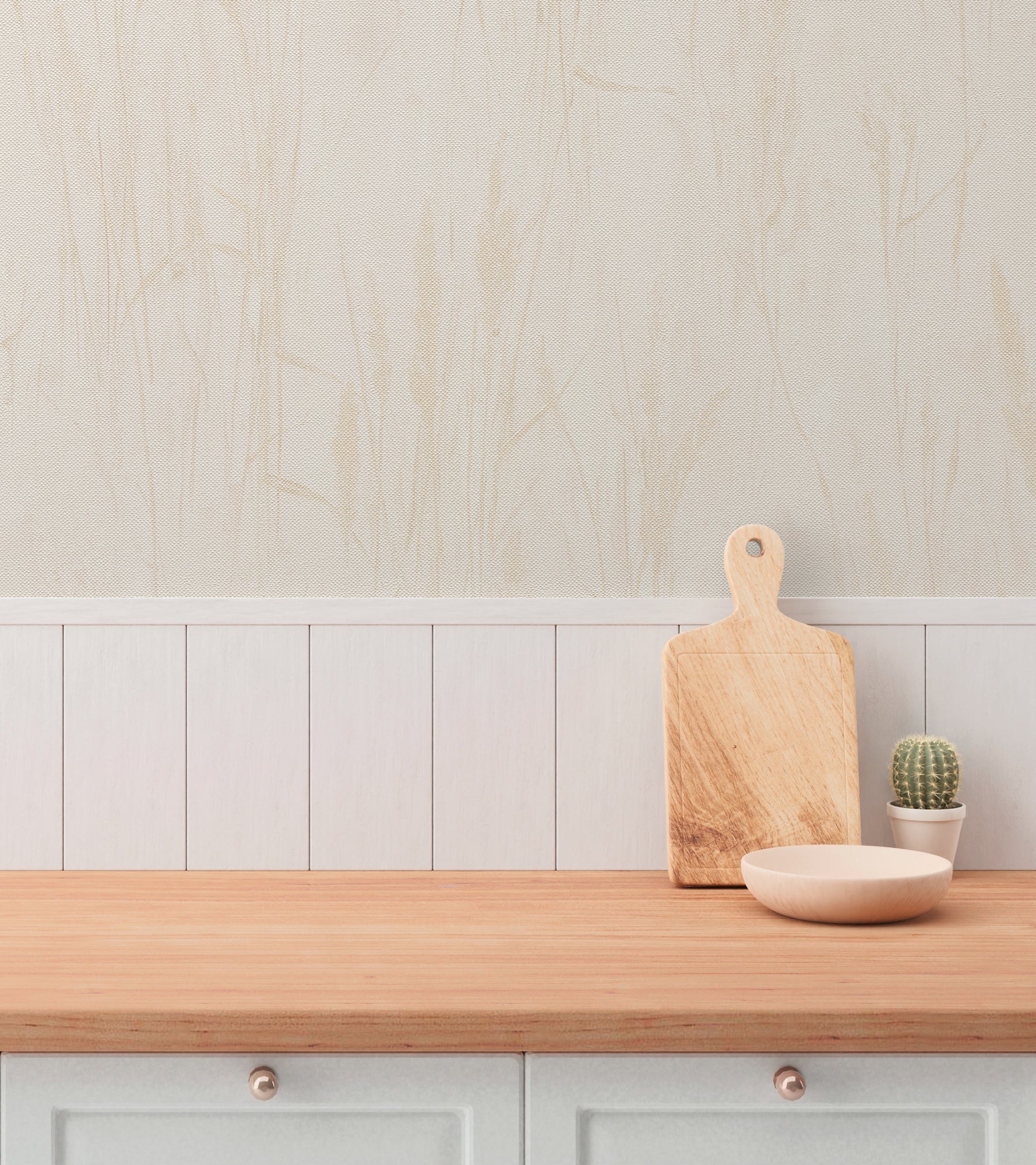 Hochwertige Tapete aus der Kollektion Hygge III in Beige