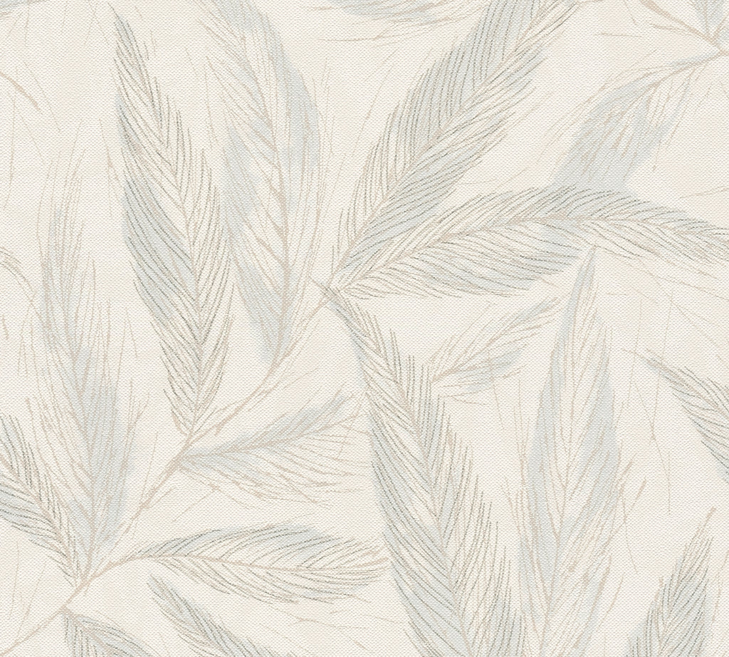 High-quality Non-Woven Wallpaper White Natural