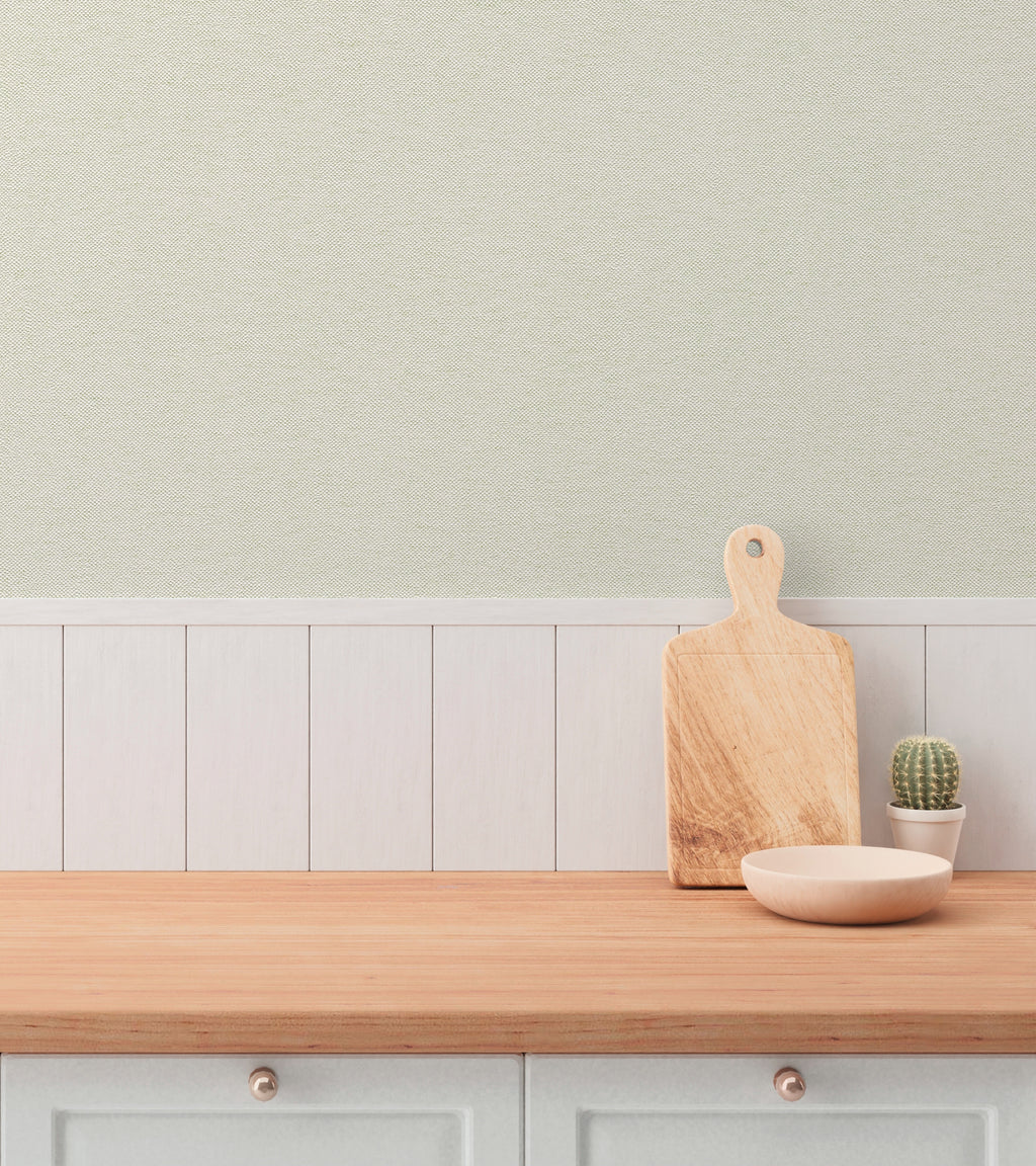 Papel pintado de alta calidad de la colección Hygge III en color blanco 