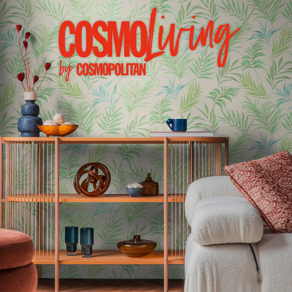 Hochwertige  Tapete aus der Kollektion CosmoLiving in Grün