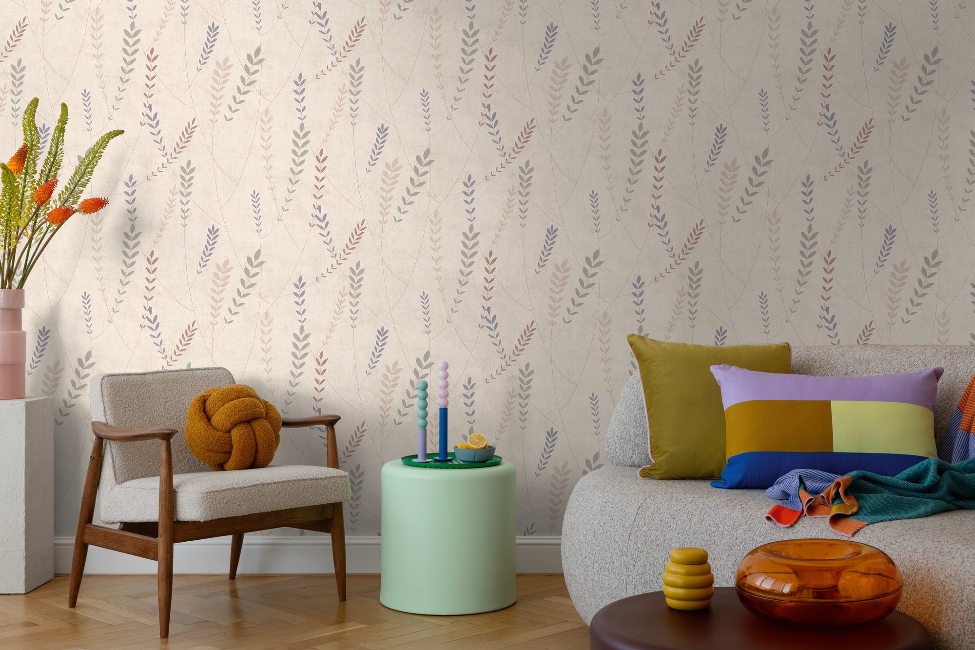 Hochwertige Tapete aus der Kollektion Nordic Feeling in Beige