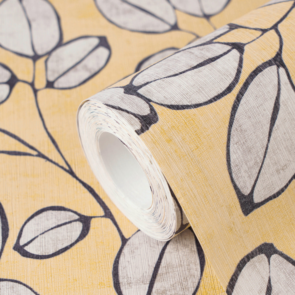 Hochwertige Tapete aus der Kollektion Nordic Feeling in Gelb