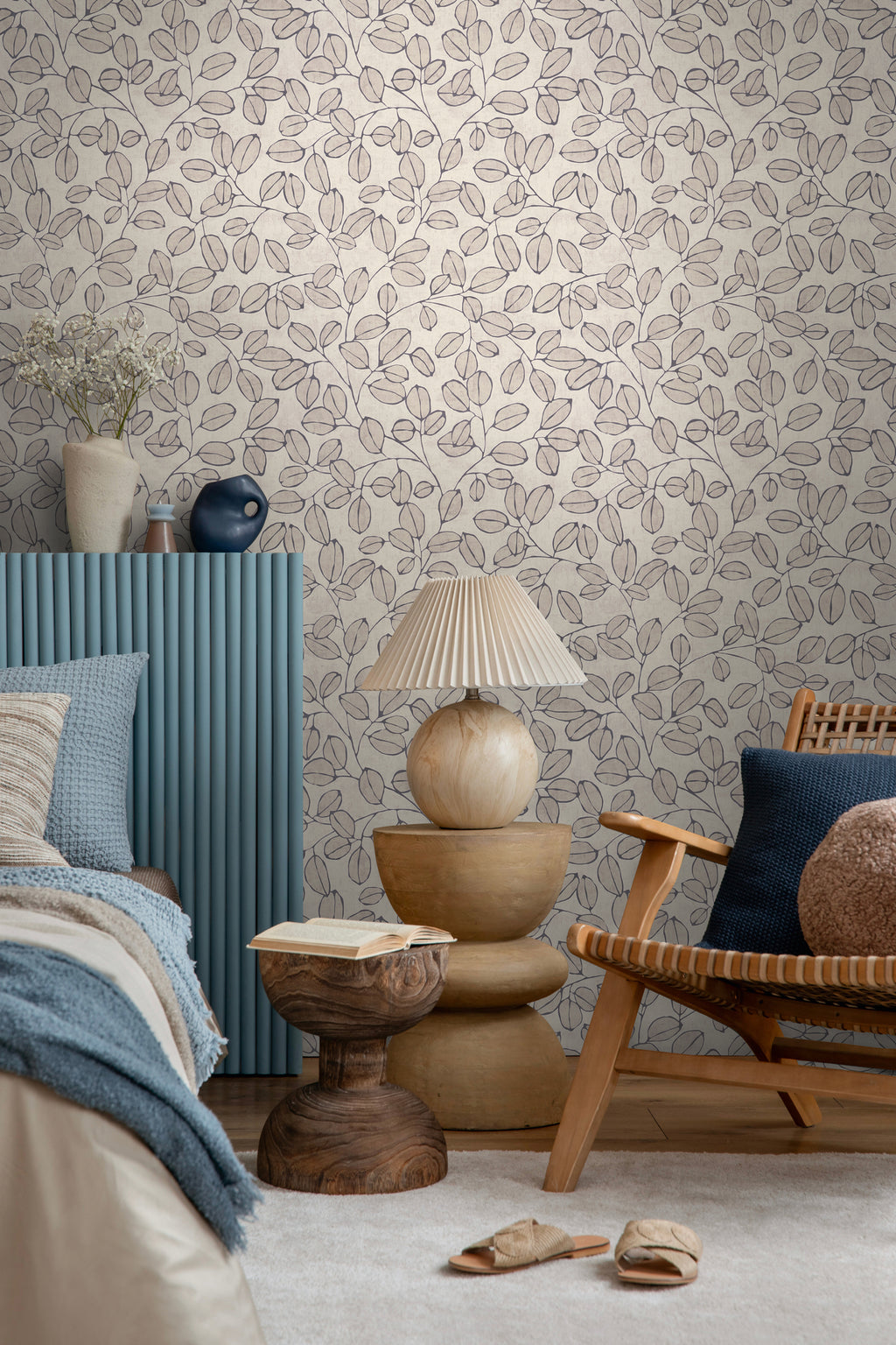 Hochwertige Tapete aus der Kollektion Nordic Feeling in Grau