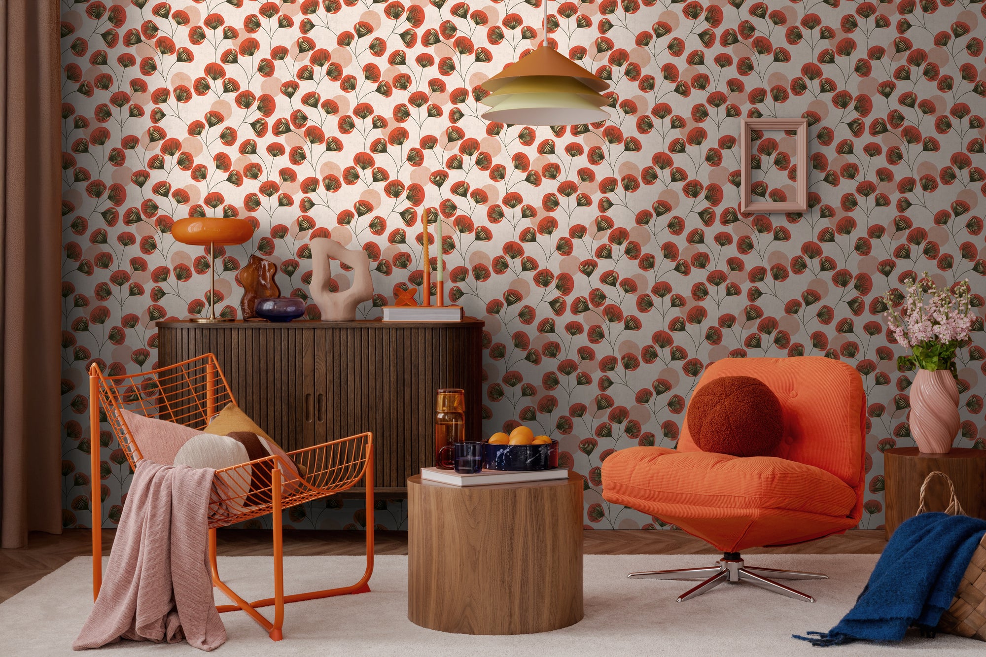 Hochwertige Tapete aus der Kollektion Nordic Feeling in Grau