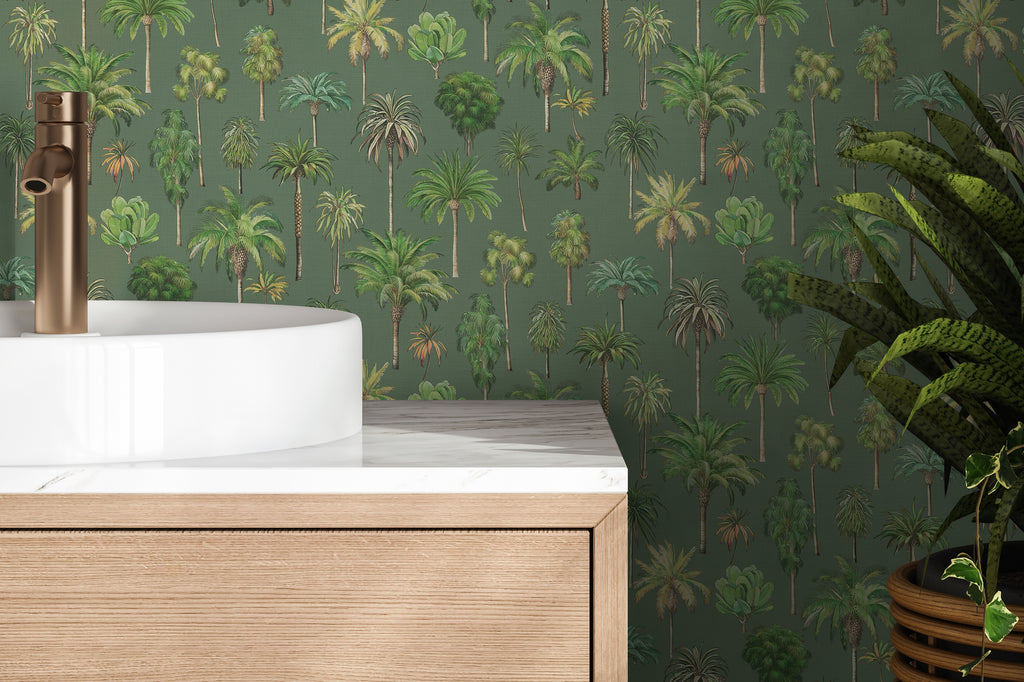 Hochwertige Tapete aus der Kollektion Pintwalls III in Grün
