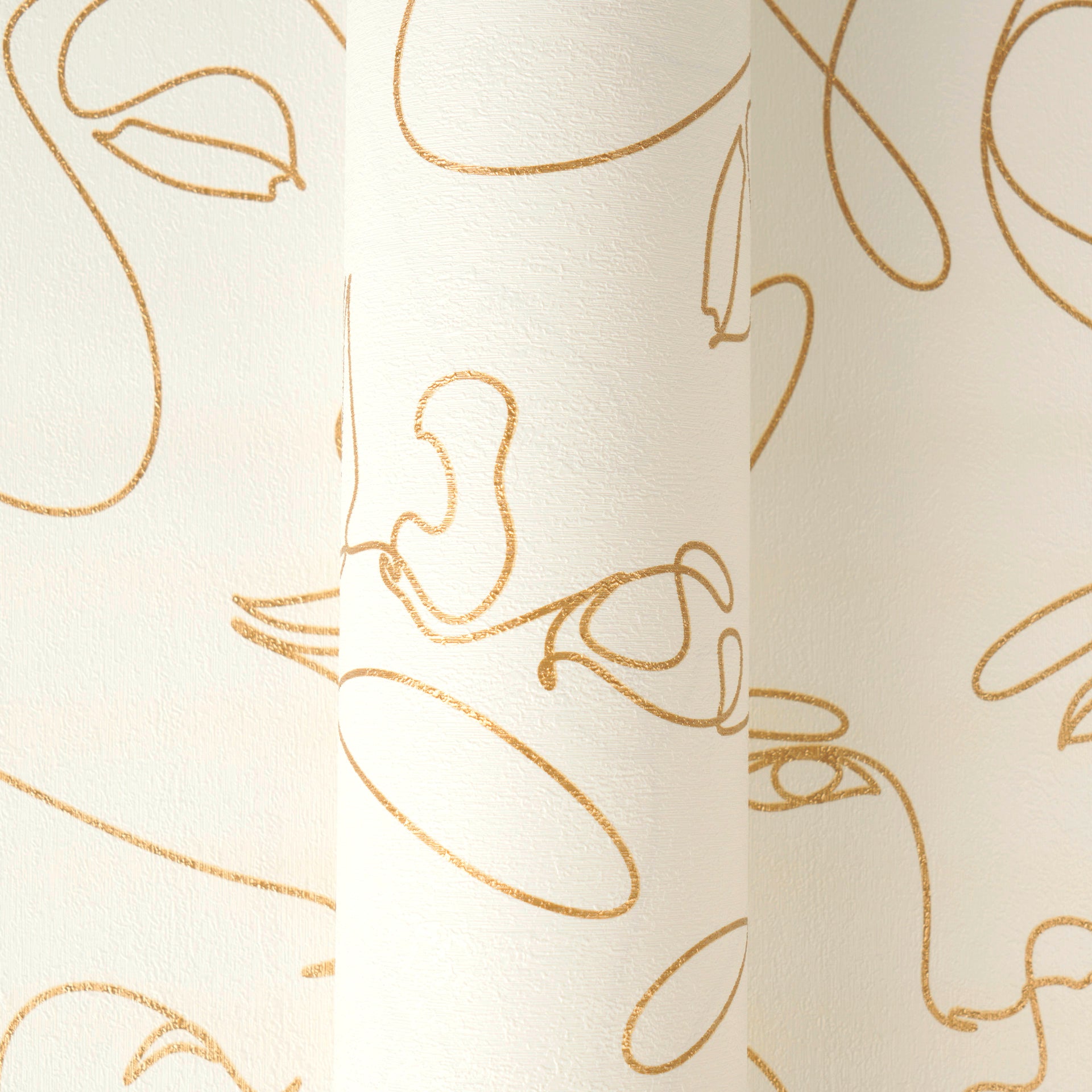 Hochwertige Tapete aus der Kollektion Pintwalls III in Weiß