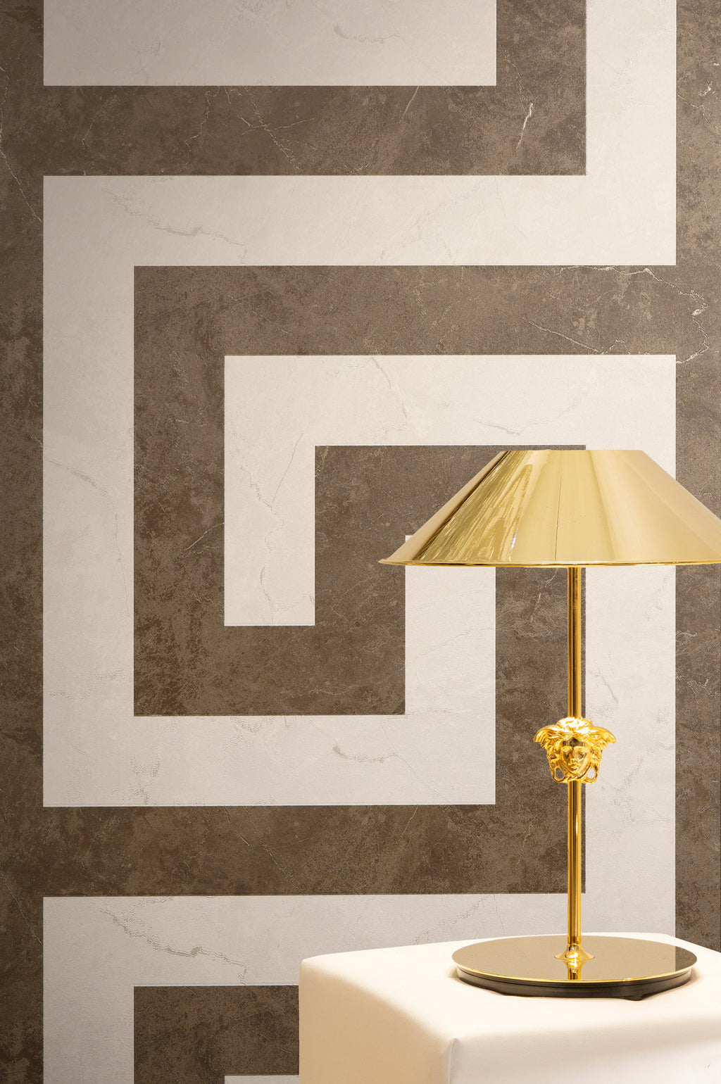 Versace 6-Vliestapete Vinyltapete Braun Maander