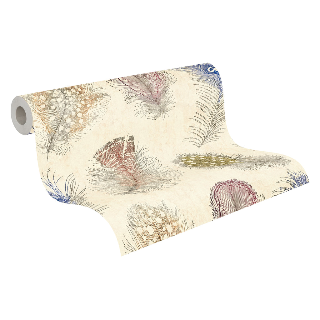 Hochwertige Tapete aus der Kollektion Pintwalls III in Creme