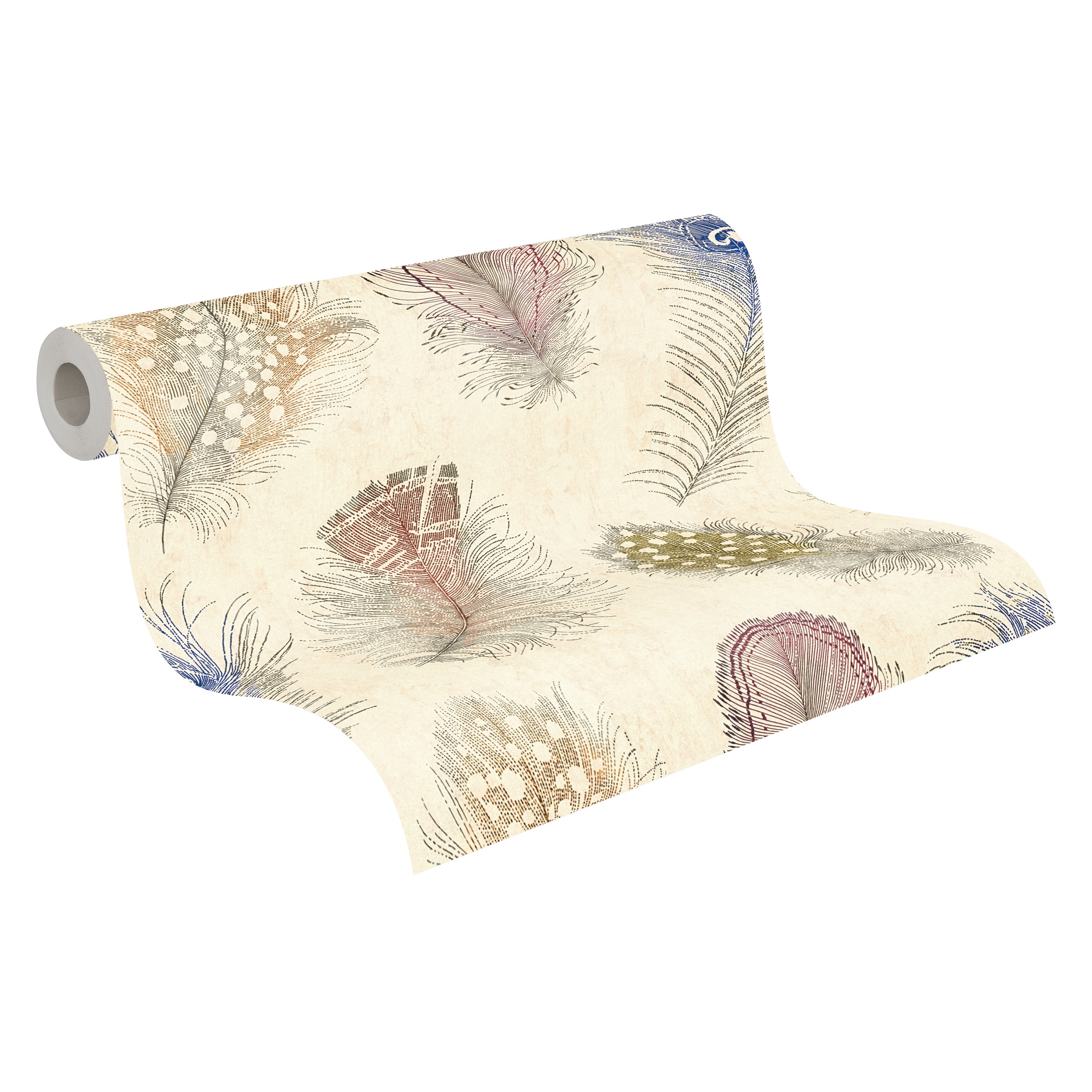 Hochwertige Tapete aus der Kollektion Pintwalls III in Creme