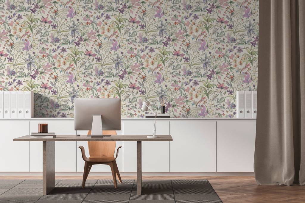 Hochwertige Tapete aus der Kollektion Pintwalls III in Weiß