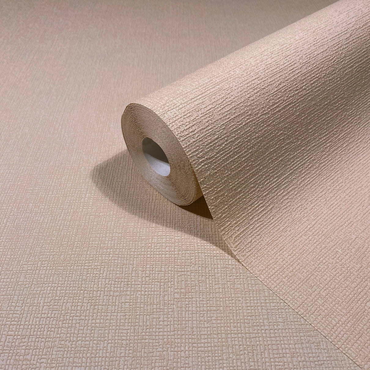 Vliestapete beige einfarbig