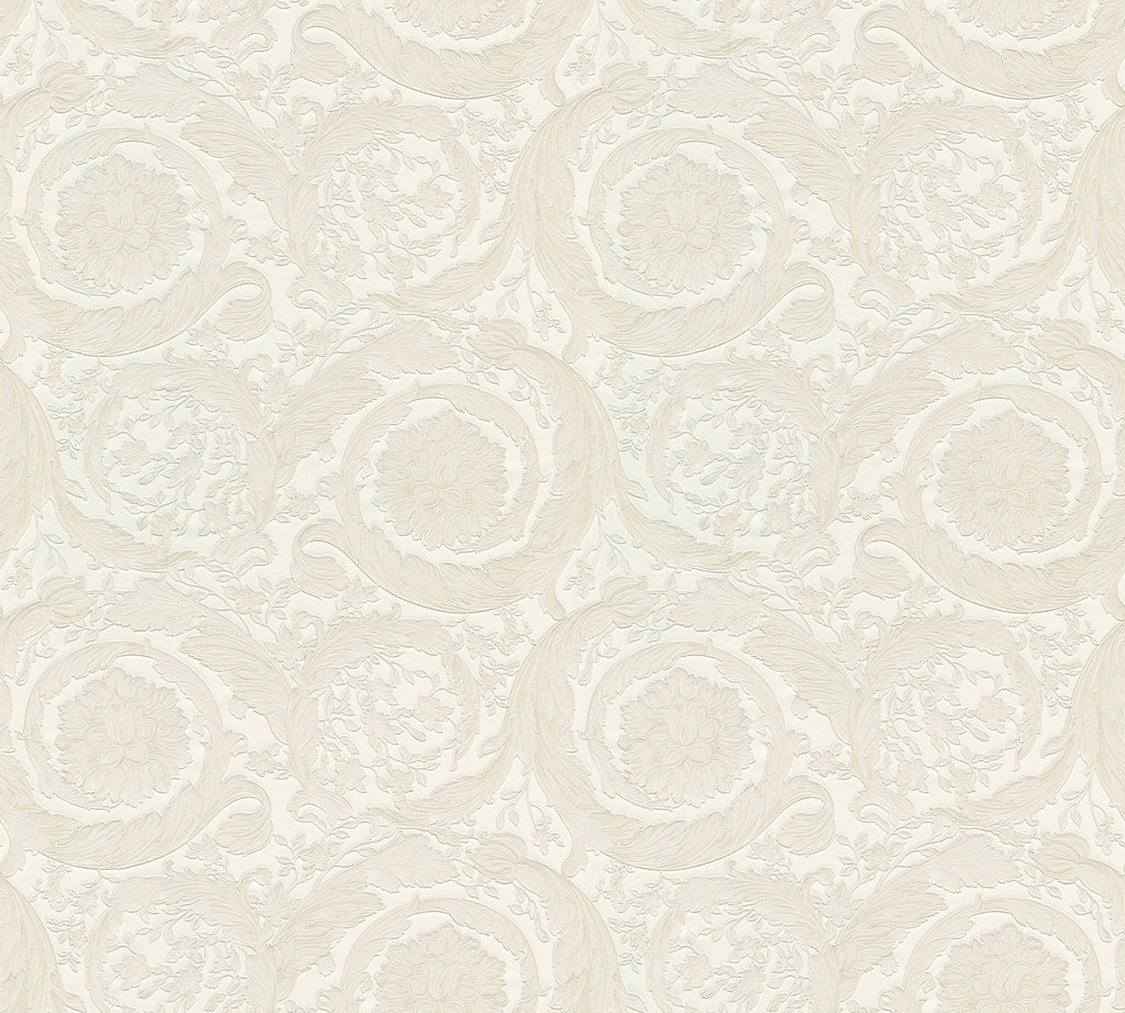 Versace 6-Vliestapete Vinyltapete Creme Floral