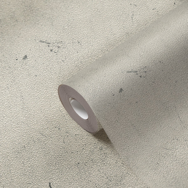 Hochwertige Vliestapete Beige Betonoptik