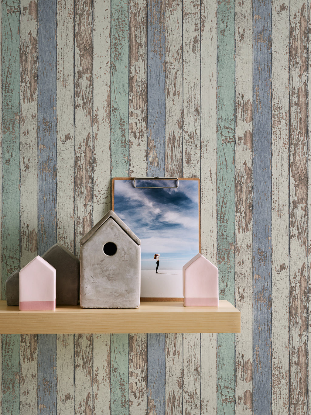 Hochwertige Tapete aus der Kollektion Elements II in Blau