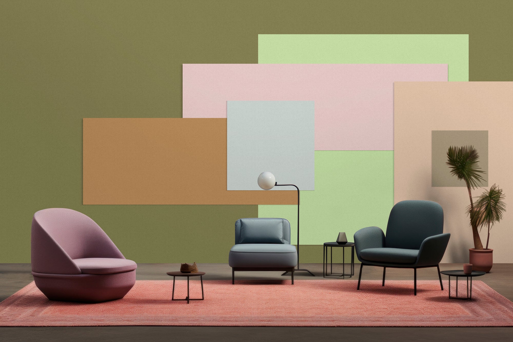 Papel pintado fotográfico en impresión digital 