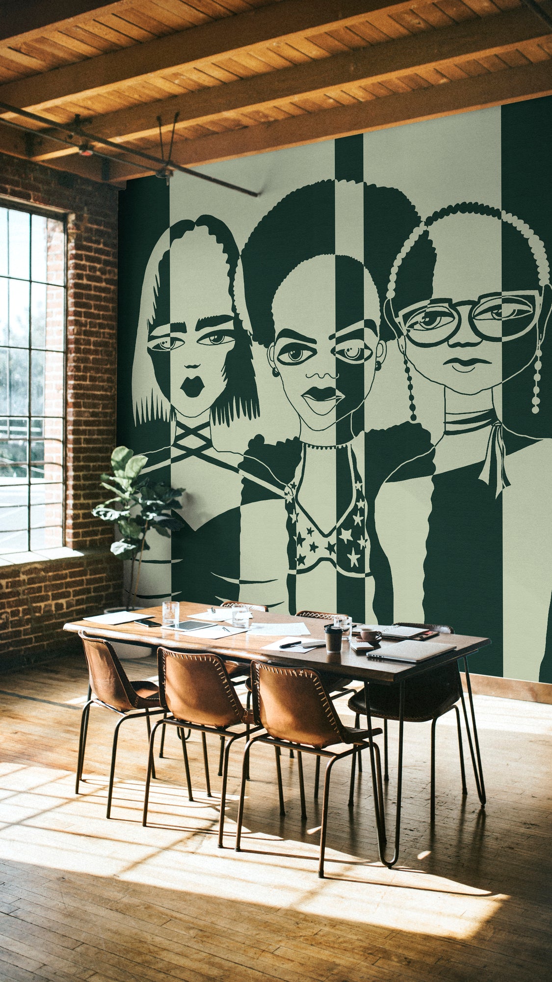 Papel pintado fotográfico en impresión digital 