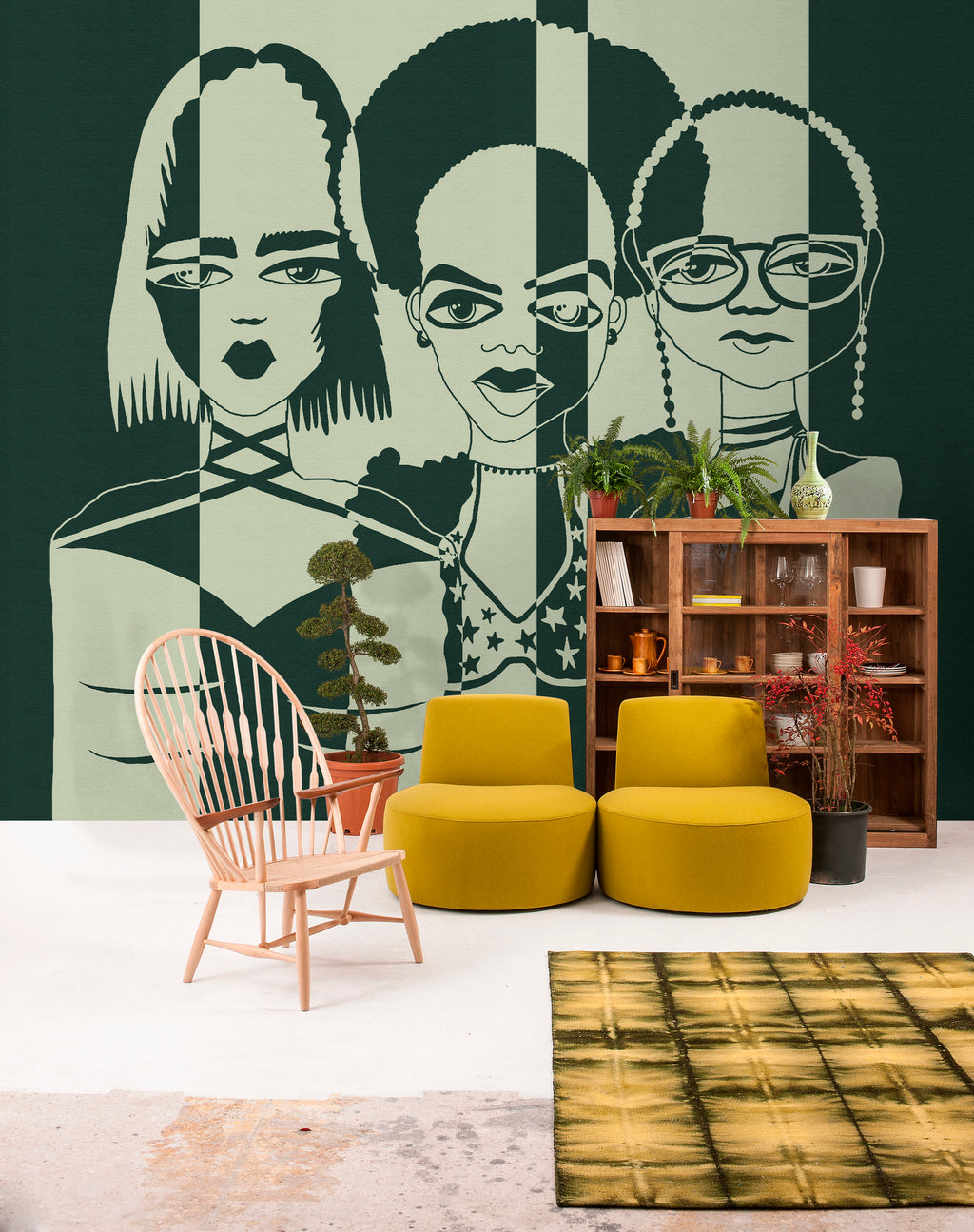 Papel pintado fotográfico en impresión digital 