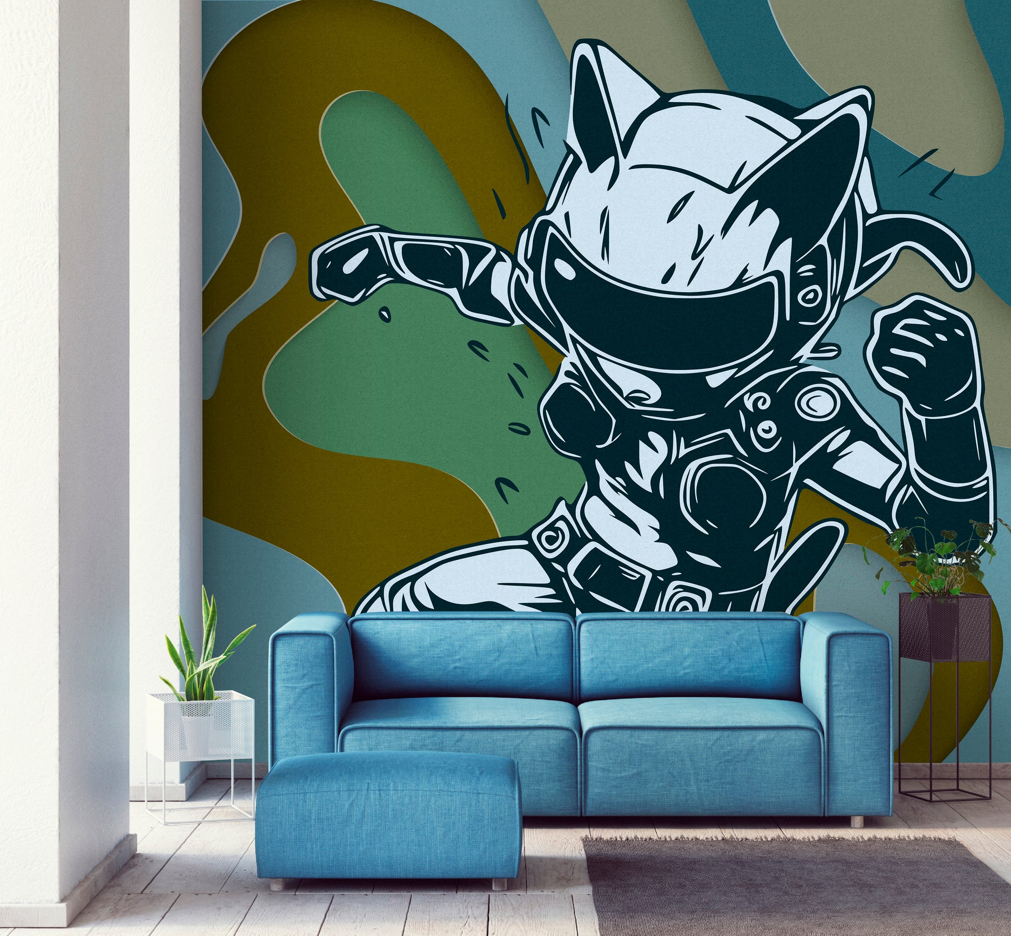 Photo wallpaper in digital print 