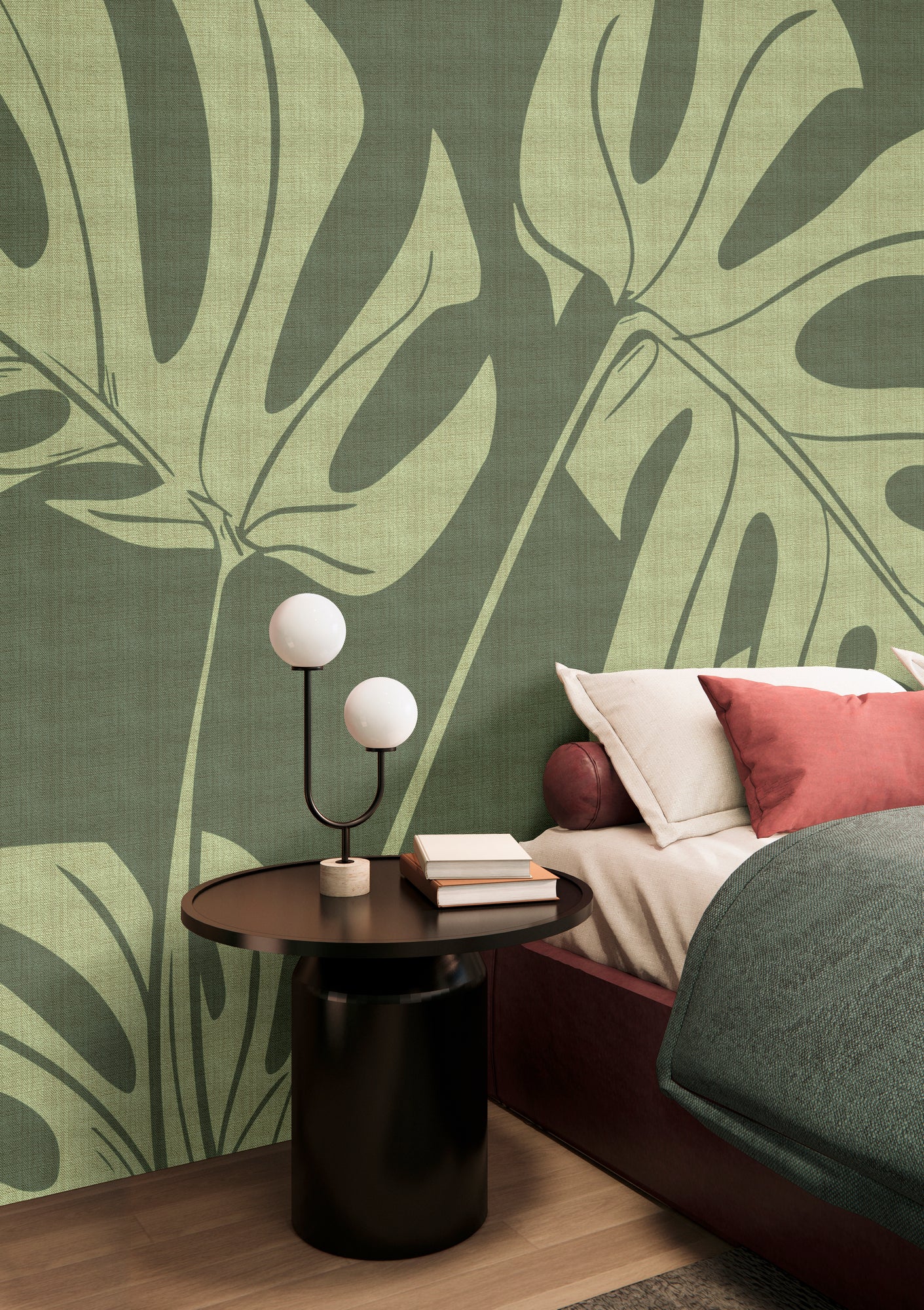 Papel pintado fotográfico en impresión digital 