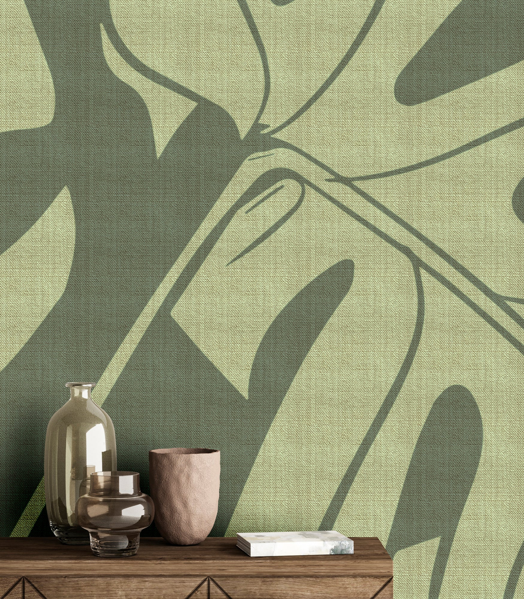 Papel pintado fotográfico en impresión digital 