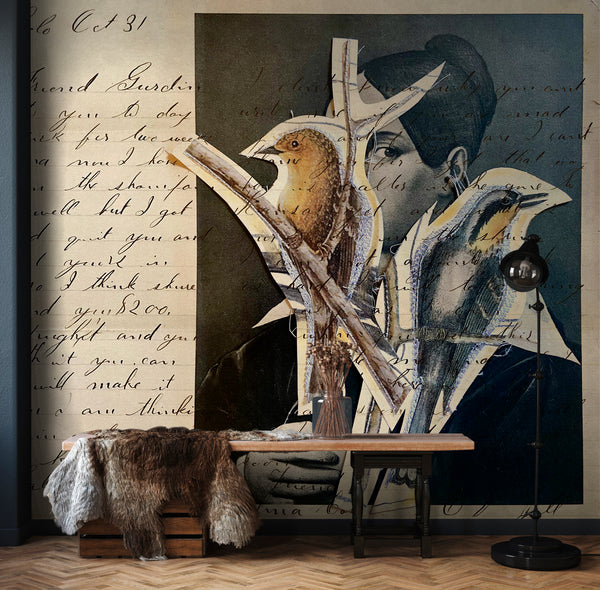 Papel pintado fotográfico en impresión digital 