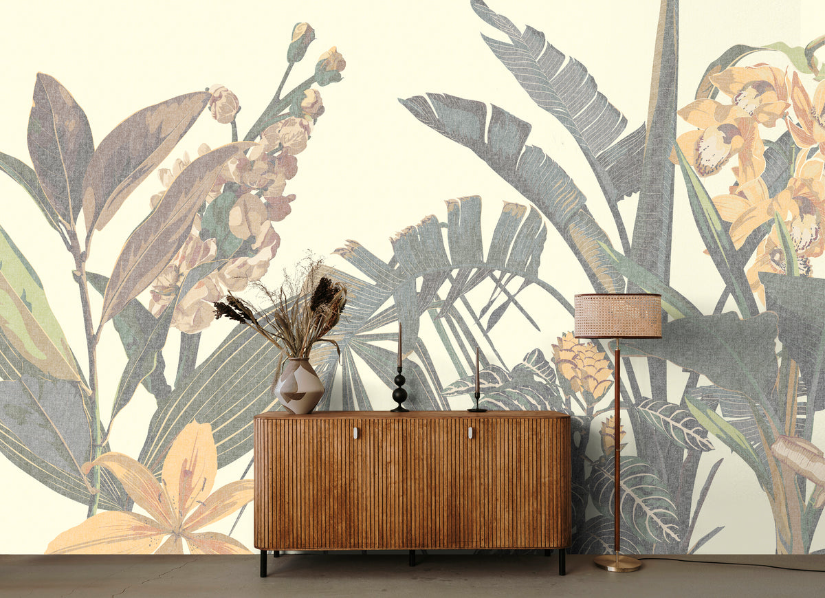 Photo wallpaper with digital print Green Plants Photo Wallpaper